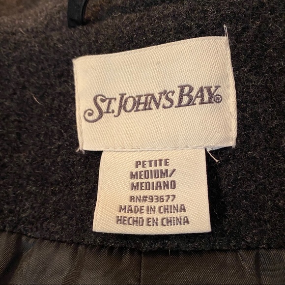 St. John’s Bay Pea Jacket PM - Picture 3 of 5